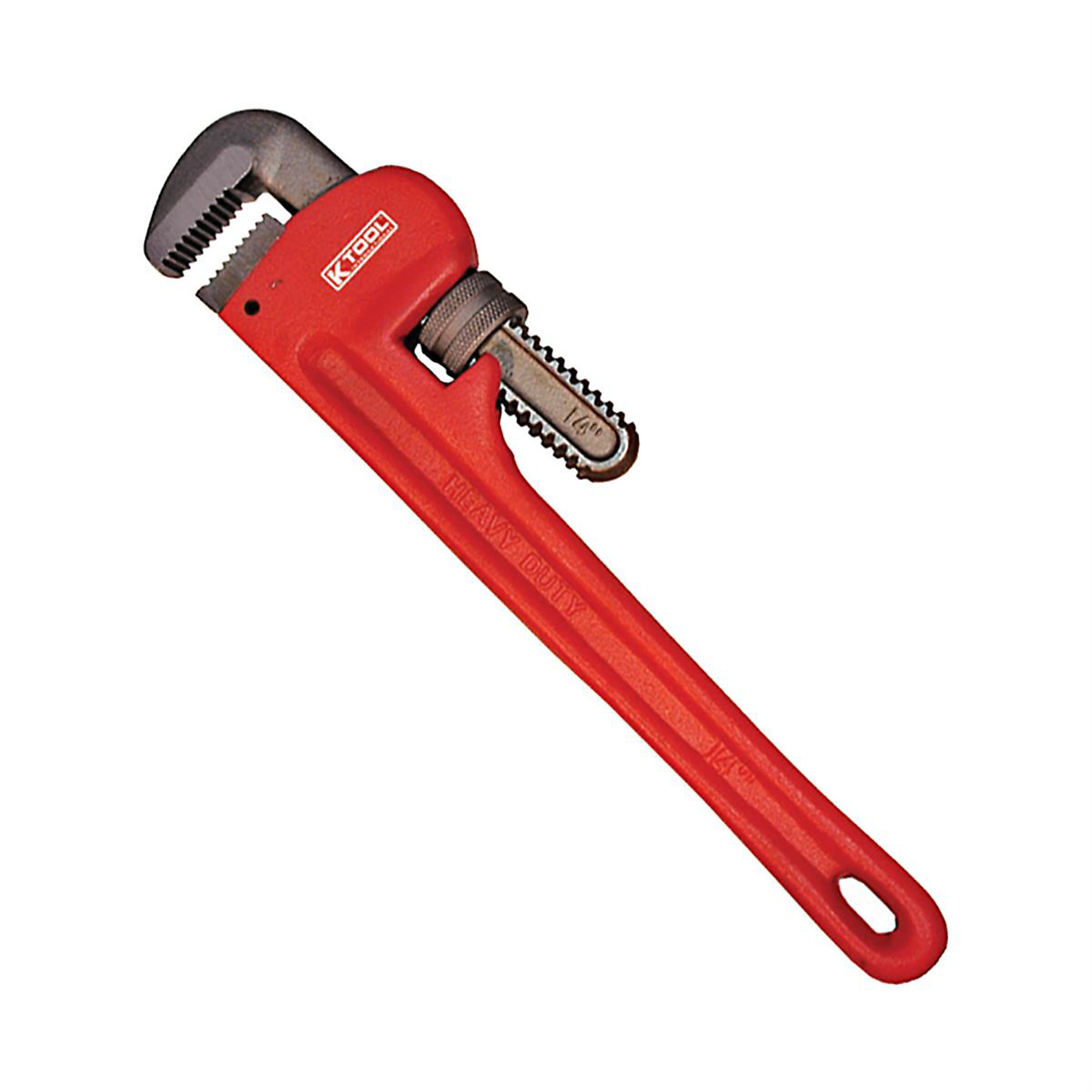 K-Tool International Pipe Wrench — 14in., 1 1/2in. Capacity, Cast Iron, Model# KTI49014